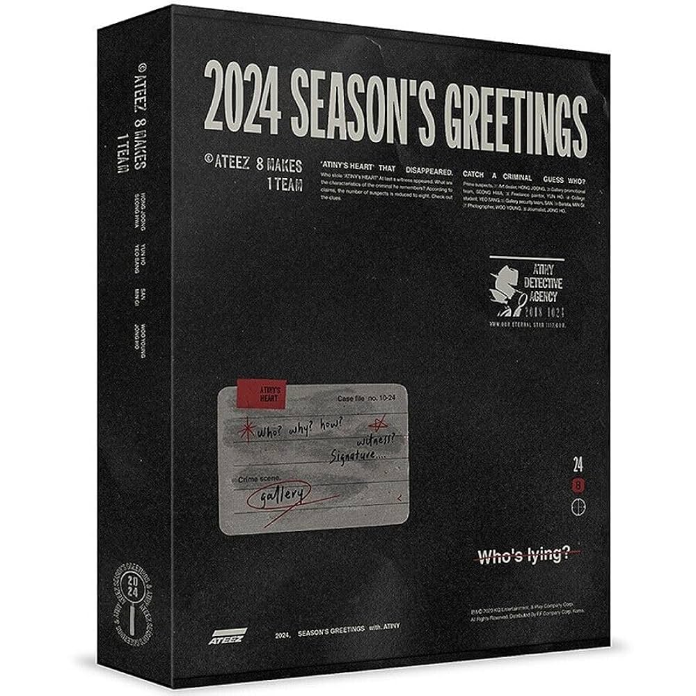 K-POP・アジア ATEEZ 2024 SEASON'S GREETINGS Ateez 2024 SEASON'S GREETINGS K-POP SEALED : Amazon.ca